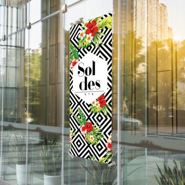 Affiche Soldes d'été magasin