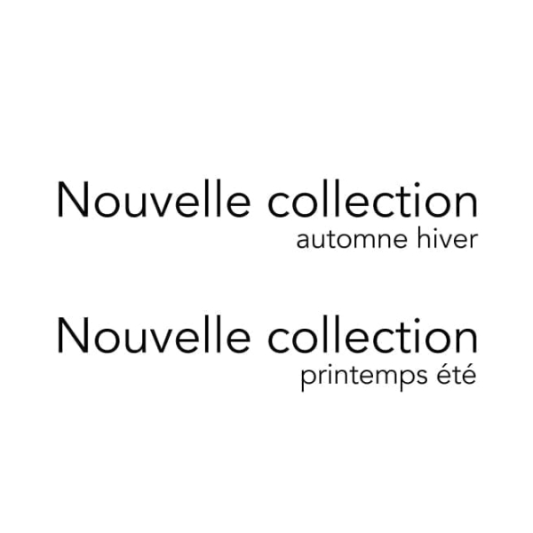 Sticker nouvelle collection automne