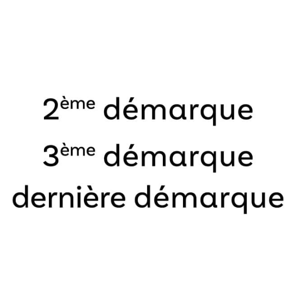 Autocollants soldes démarques