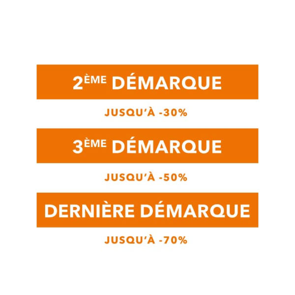 Vitrine démarques soldes personnalisable