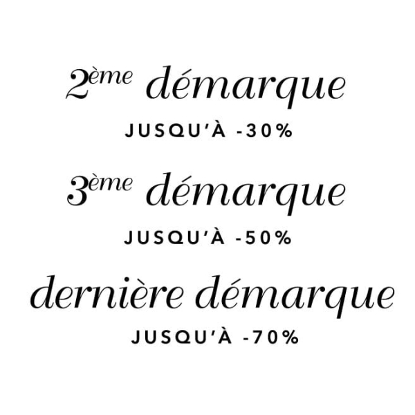 Stickers démarques personnalisable