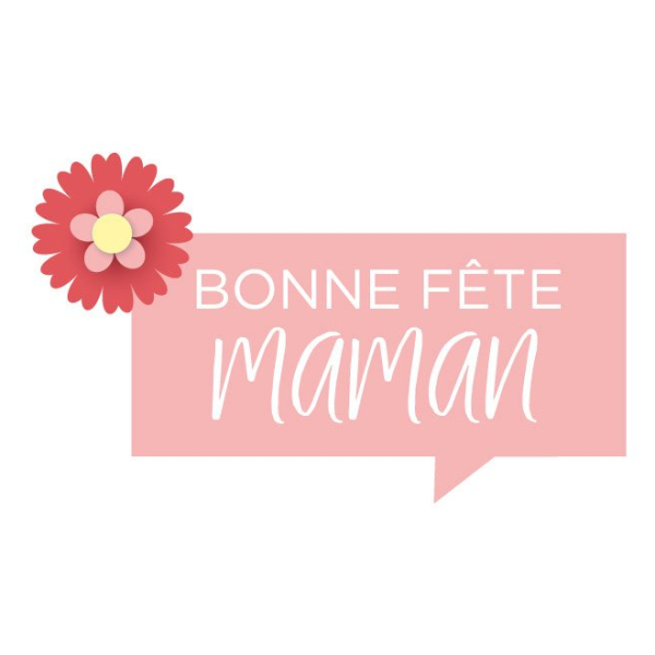 Sticker adhésif fête des mères