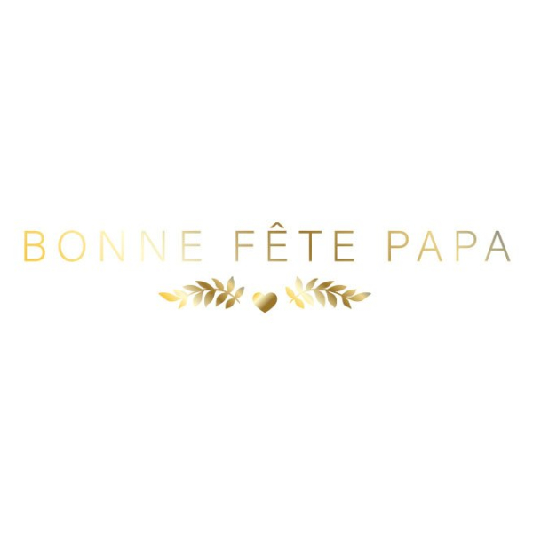 Sticker fête des pères élégant