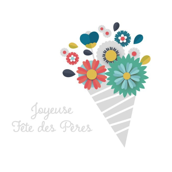 Vitrine fleuriste fête des pères