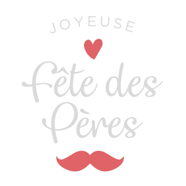 Sticker vitrine fête des pères