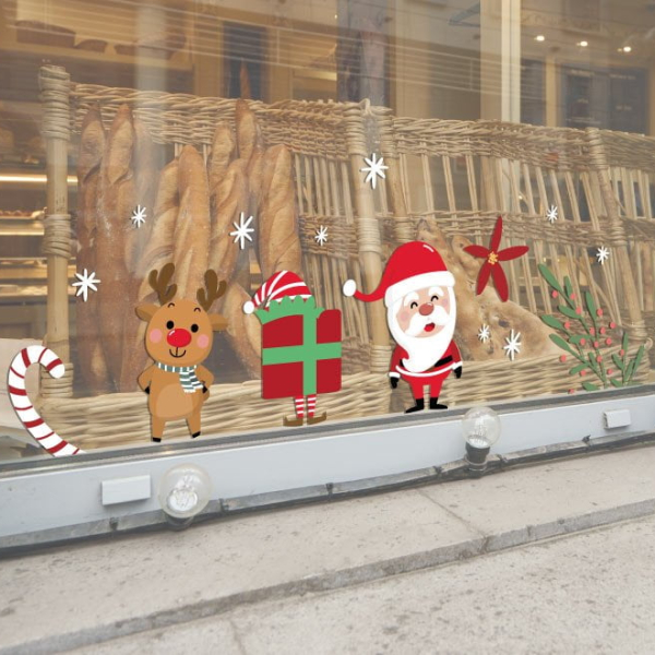 Décoration adhésive Noël