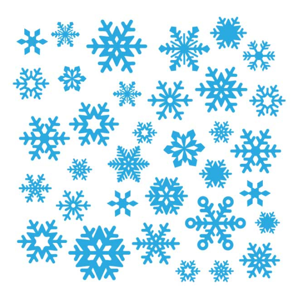 Stickers flocons de neige