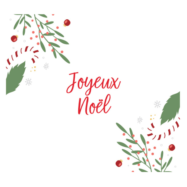 Stickers Joyeux Noël déco