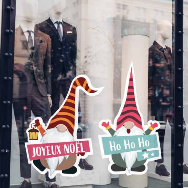 Stickers petits lutins de noel