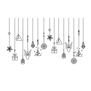 Noël décoration autocollante