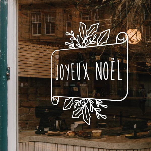 Sticker professionnel noel