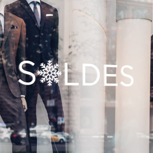 sticker soldes flocon