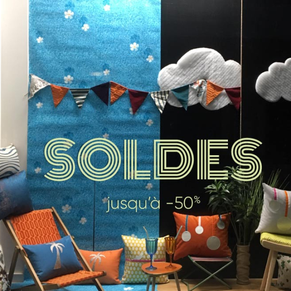 Stickers soldes vitrine professionnel
