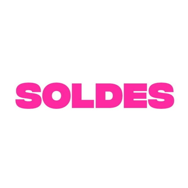 Stickers soldes simple fluo