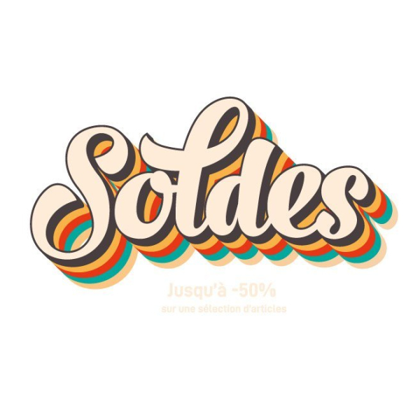Sticker soldes vintage