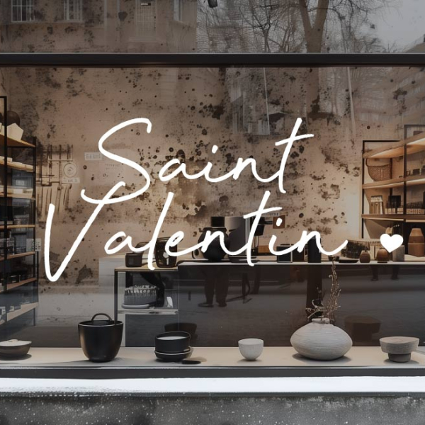 Sticker vitrine St Valentin