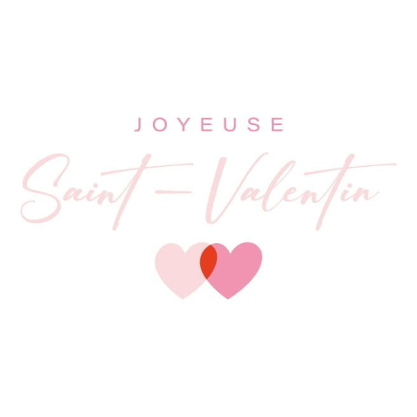 Décoration vitrine magasin St Valentin avec coeurs