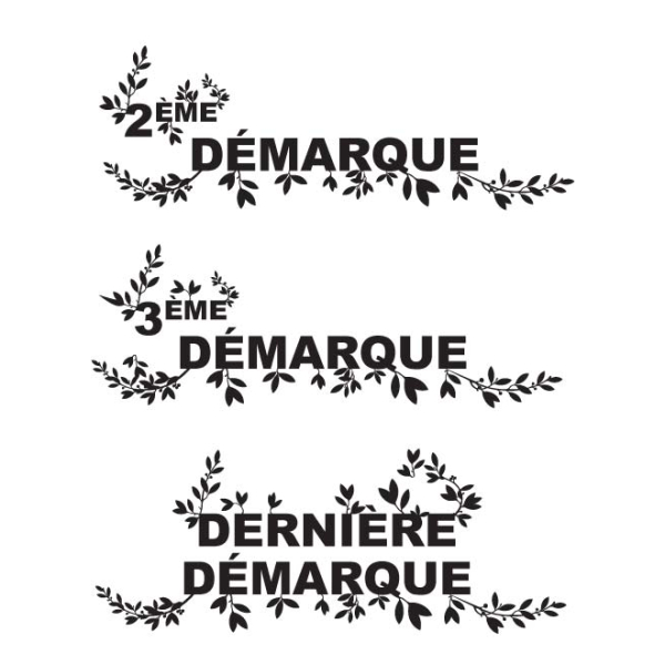 Déco soldes démarques fleurs