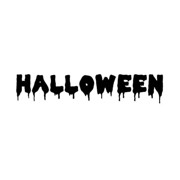 Sticker halloween typo