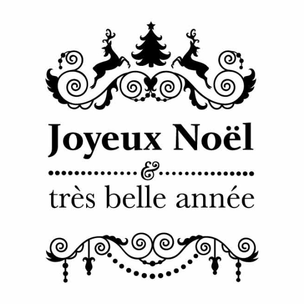Adhésif déco Noël