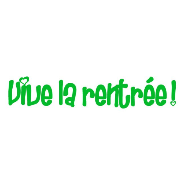 Sticker rentrée des classes