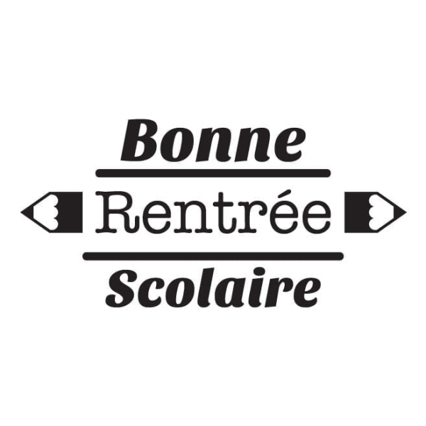 Sticker rentrée scolaire