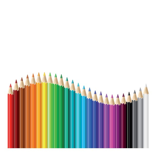 Sticker crayons de couleur