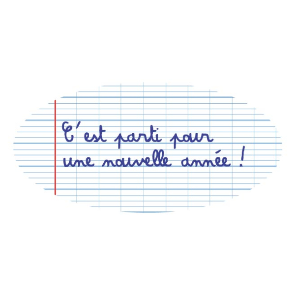Sticker rentrée enfant