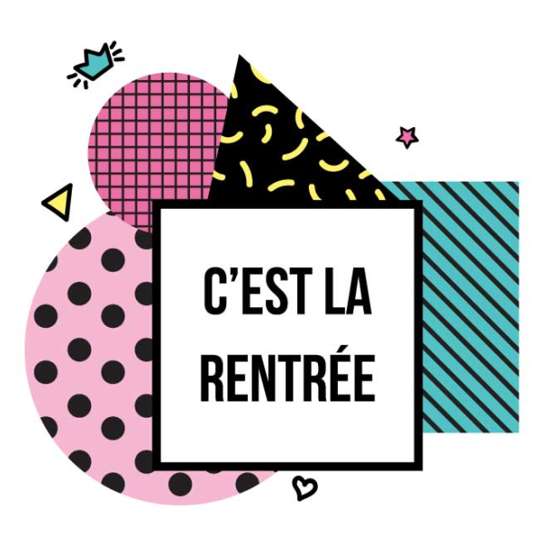 Décoration adhésive mode rentrée