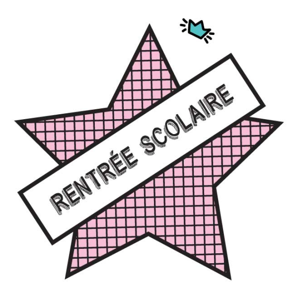 Sticker déco rentrée scolaire