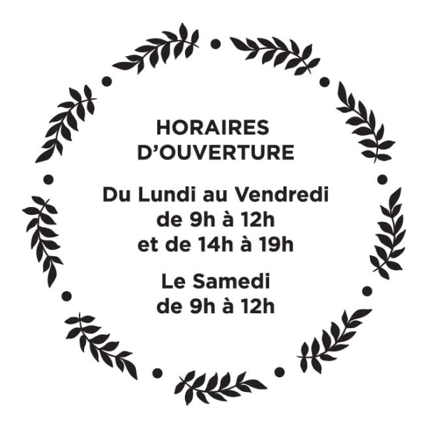 Décoration adhésive horaires