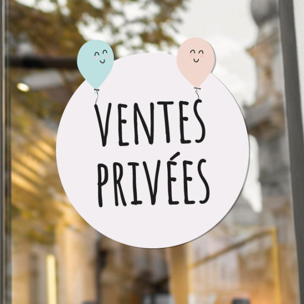 Sticker ventes privées pour enfants