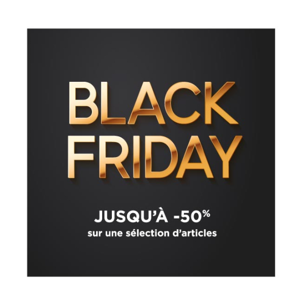 Adhésif vitrine black friday