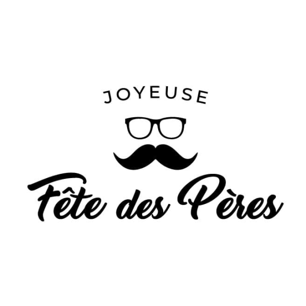 Décoration vitrophanie fête des pères