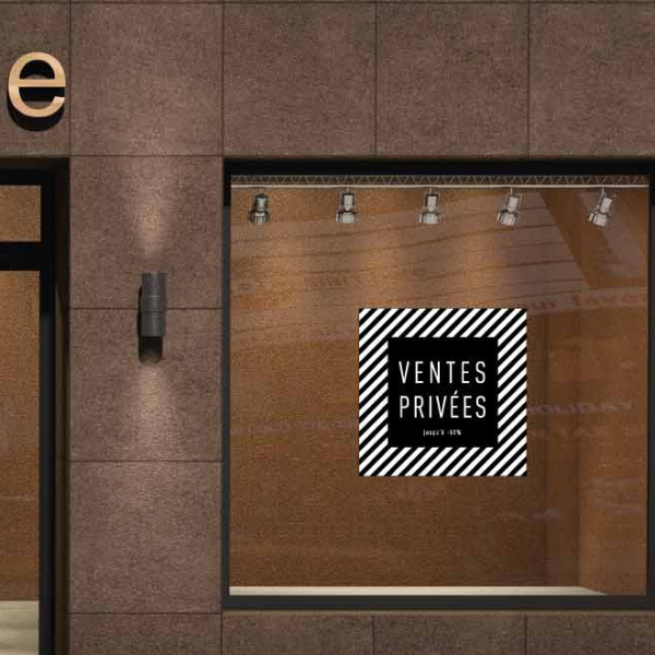 sticker ventes privées