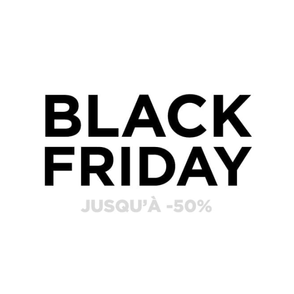 décoration vitrine Black Friday