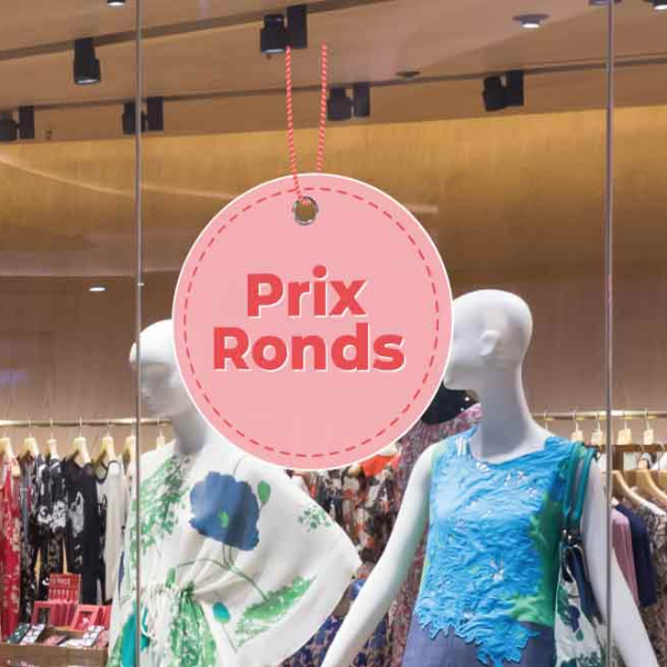 stickers prix ronds