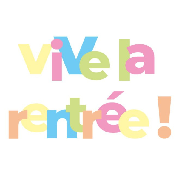 Décoration vitrophanie rentrée scolaire