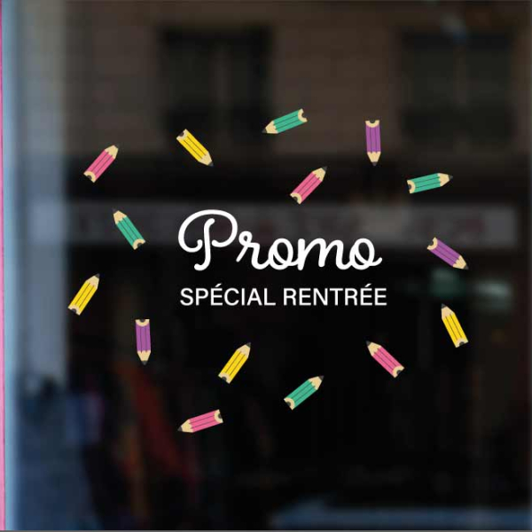 stickers promo rentrée des classes