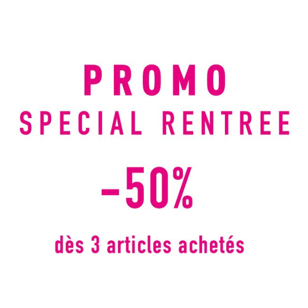 sticker vitrine promo rentrée