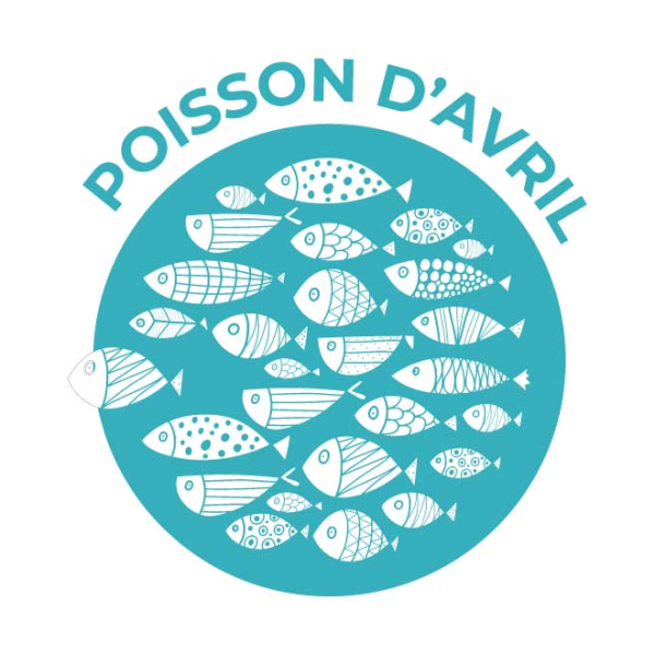 sticker poissons d'avril