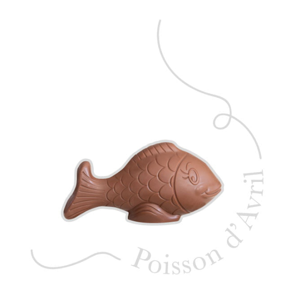 déco vitrine chocolaterie poisson d'avril