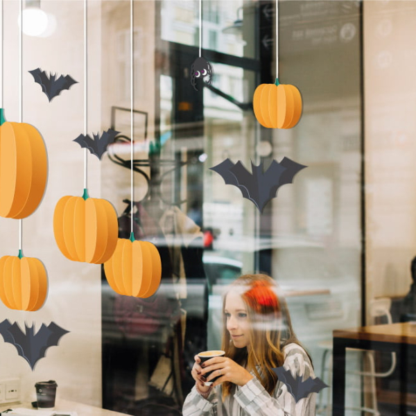 décoration magasin halloween