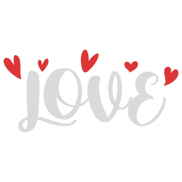 Sticker St Valentin Love