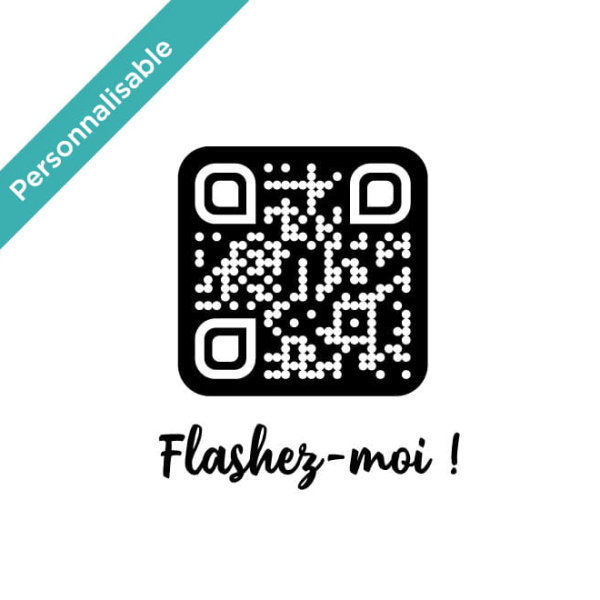 Sticker QR code personnalisable
