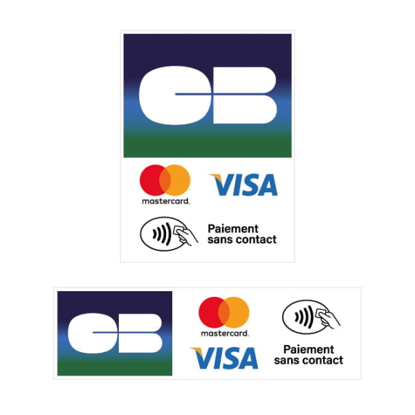 Sticker Moyens de Paiement