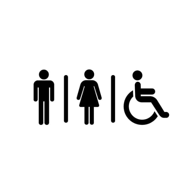 Sticker toilettes