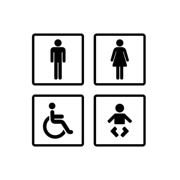 Stickers toilettes
