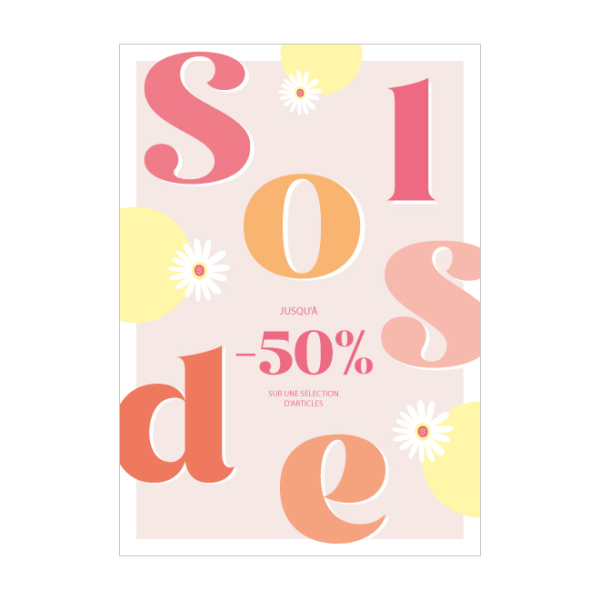 soldes d'été affiche