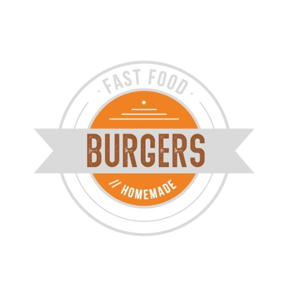 Sticker burgers vitrine